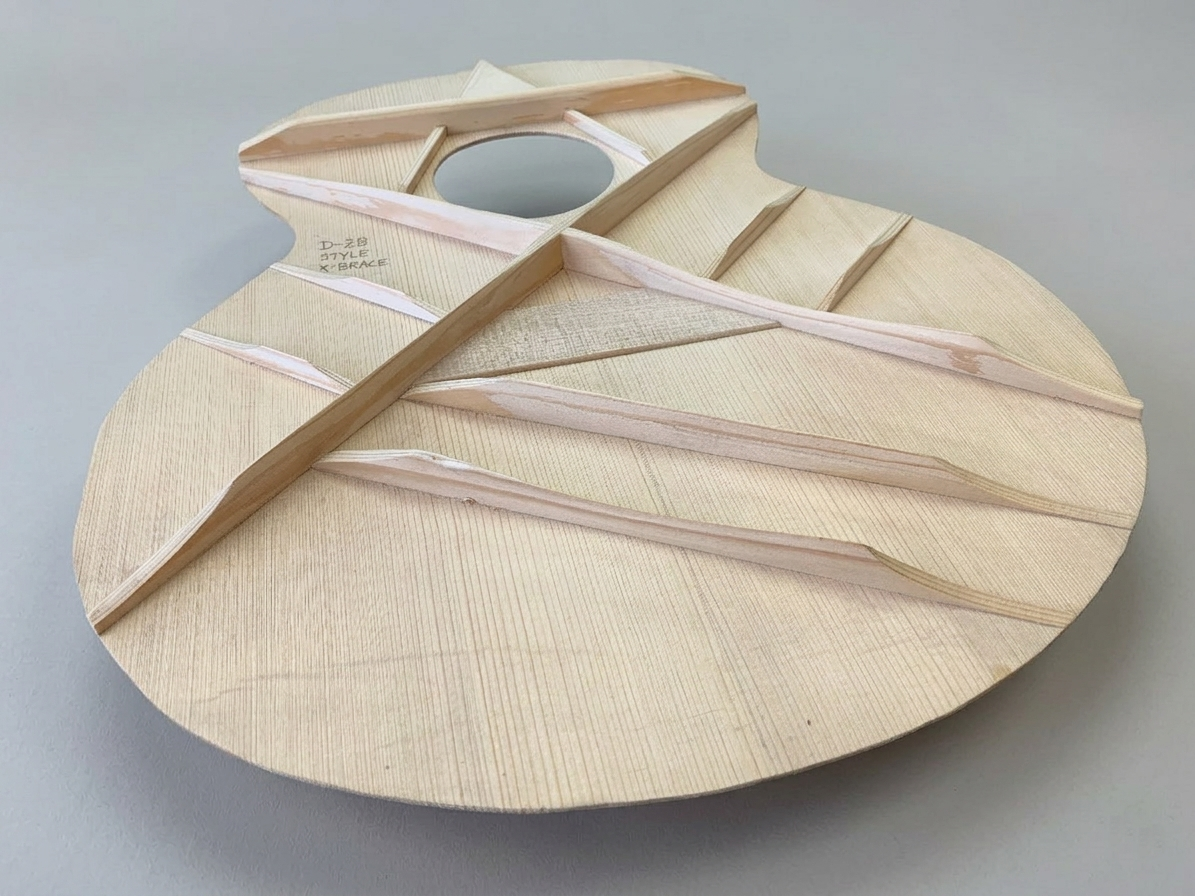 guitare folk - barrage en x